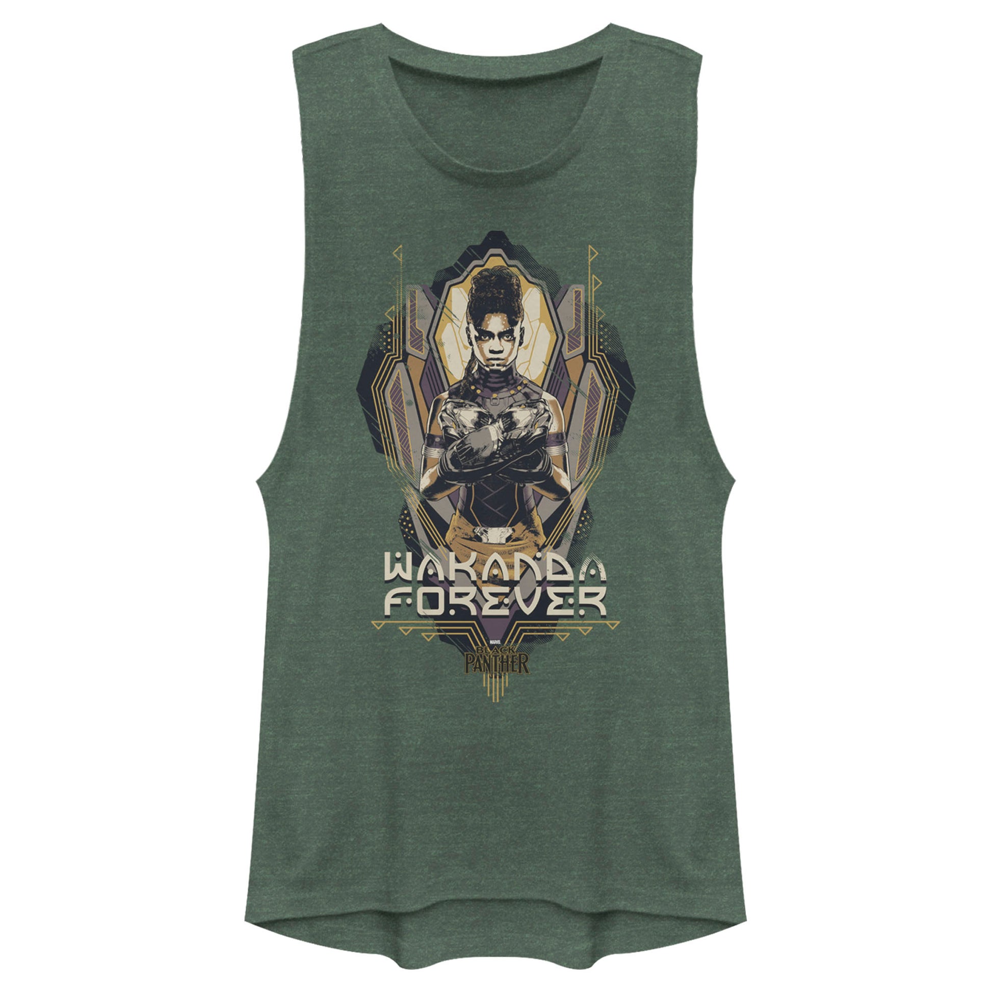 Junior's Marvel Shuri Forever Muscle Tee