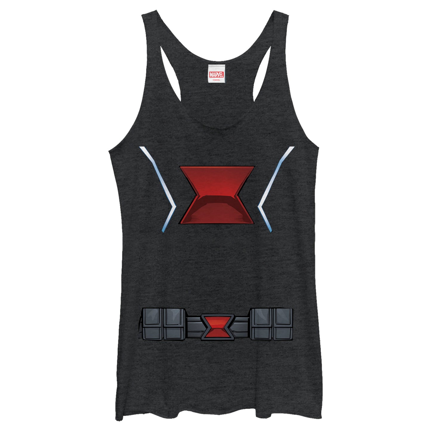 Junior's Marvel Black Widow Front Tank Top