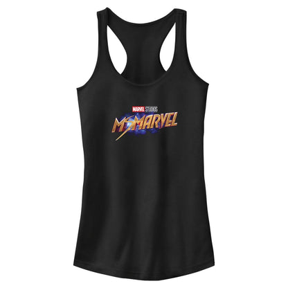 Junior's Marvel Ms Logo Tank Top