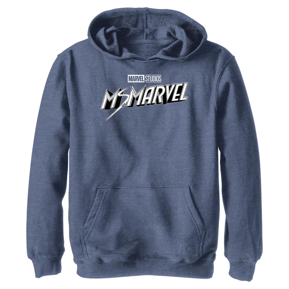 Boy's Marvel Black and White Lightweight Hoodie