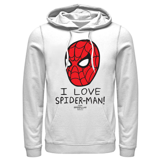 Men's Marvel I Love Spiderman Lightweight Hoodie