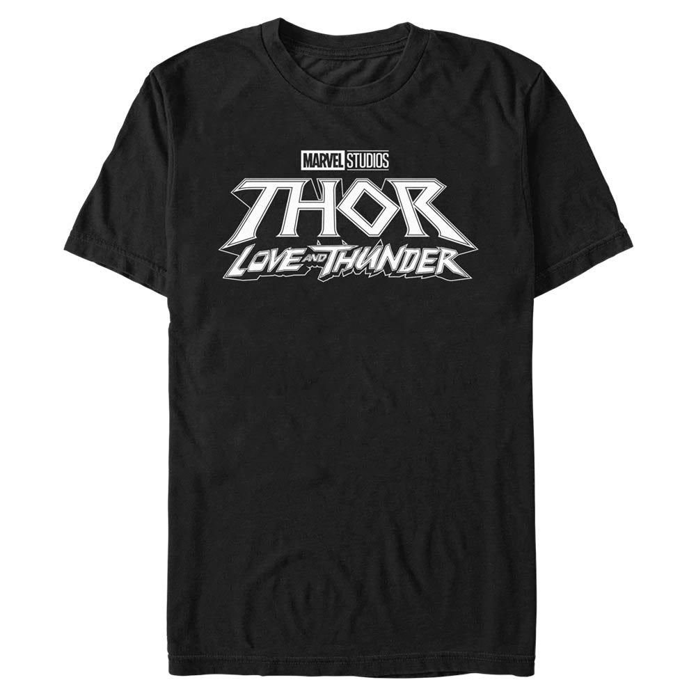 Men's Marvel Black Logo T-Shirt