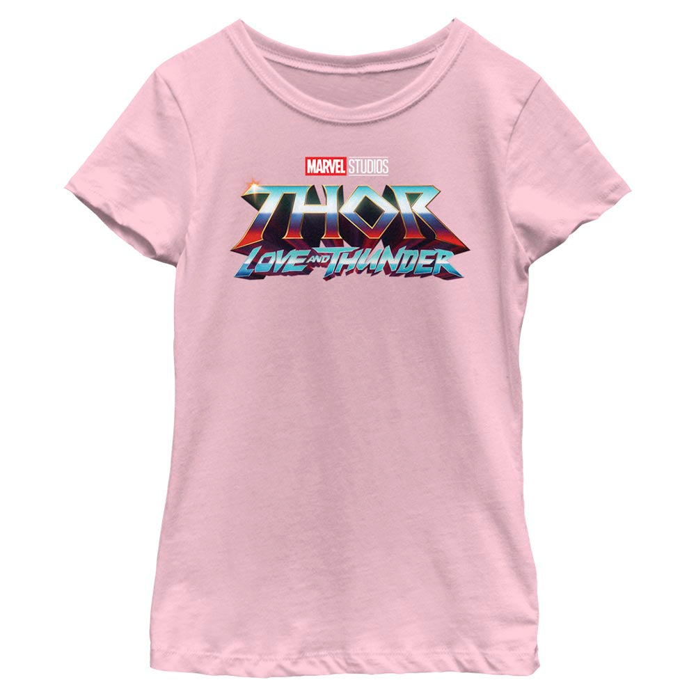 Girl's Marvel Thunder Logo T-Shirt